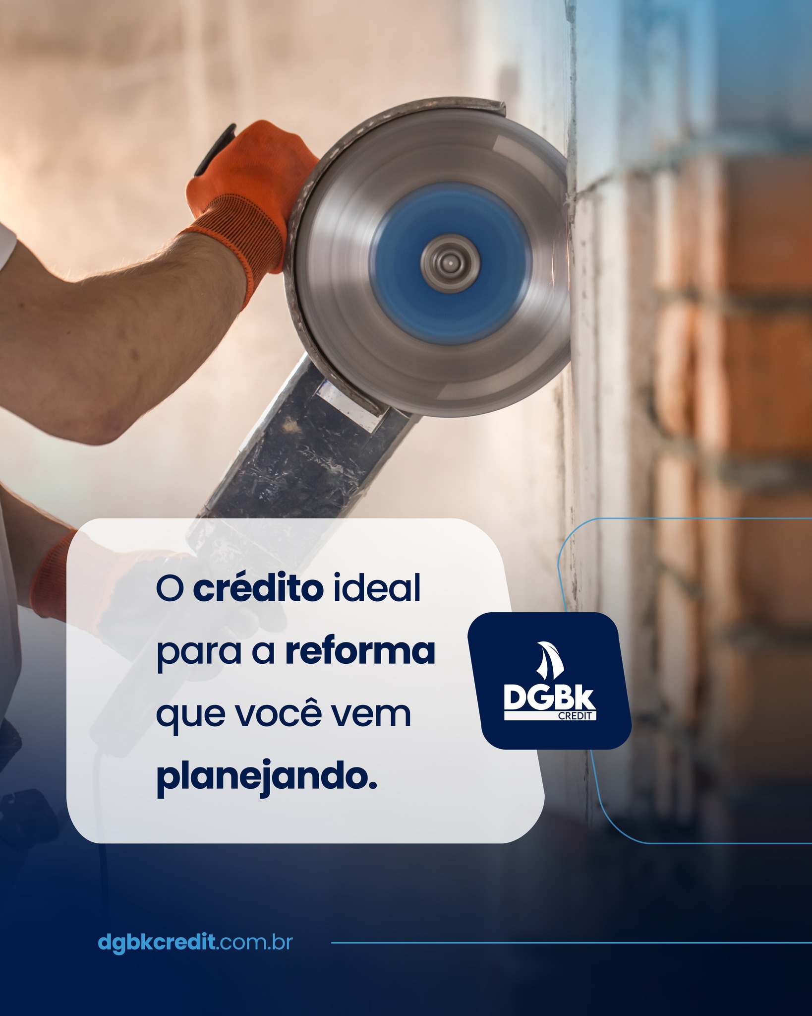 Tirar os planos do papel e valorizar o seu imóvel fica muito mais fácil com o parceiro financeiro certo. Conheça nossas soluções de crédito ágeis e sem burocracia. 🛠️🏡 #DGBK #CreditoInteligente #Reforma #Emprestimo